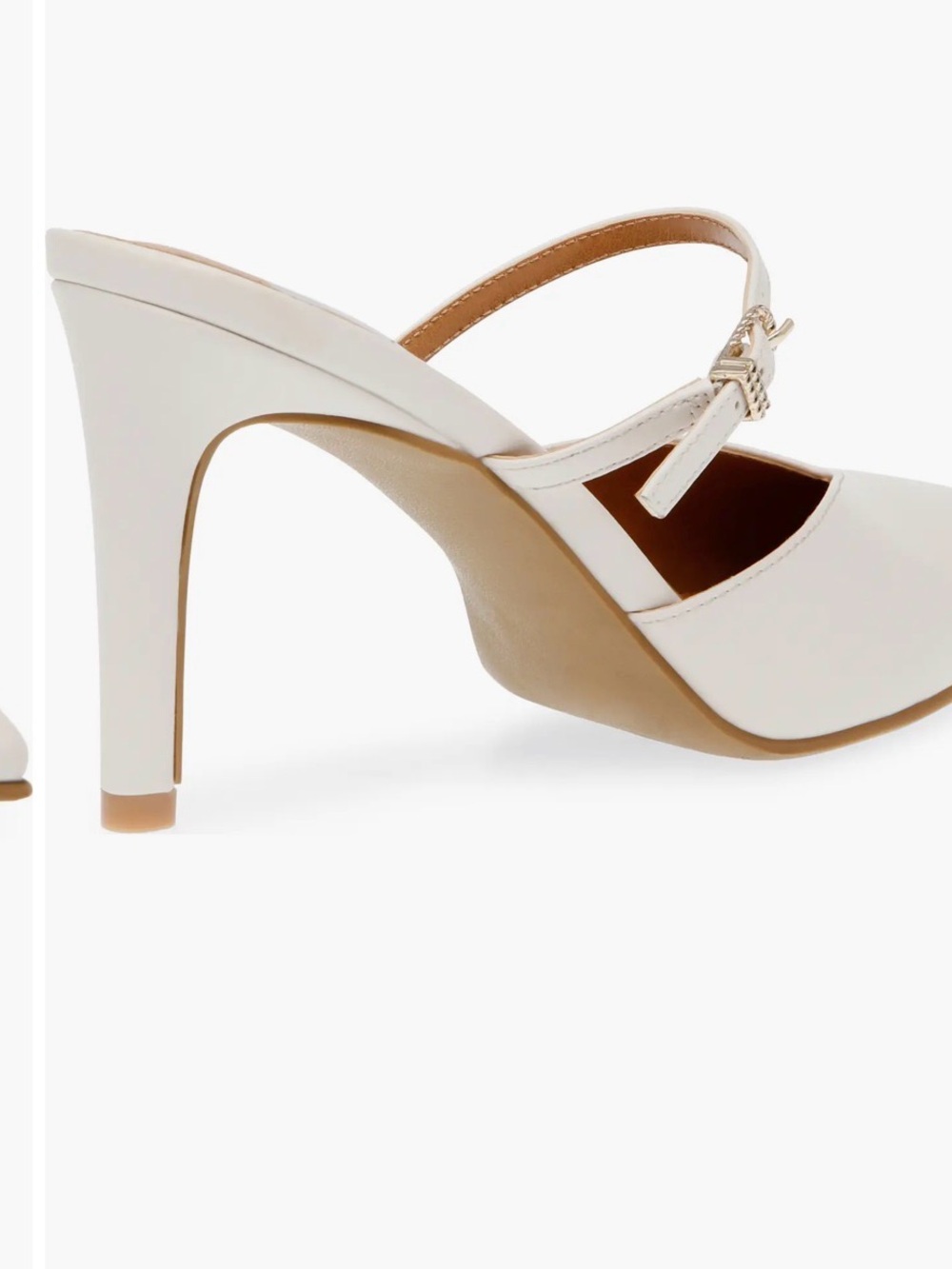 DV by Dolce Vita White Mary Jane Slingback Heels